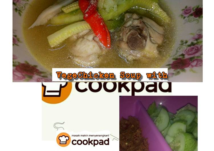 Langkah Mudah Buat Vege Chicken Soup Michele&#39;s Signature yang Sedap