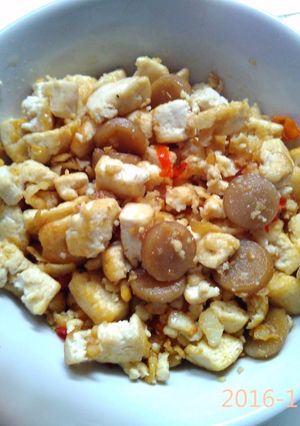 Foto resep Tumis tahu sosis simple