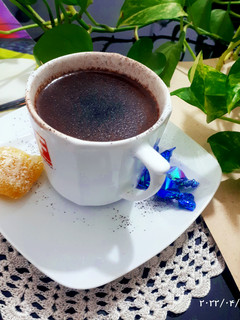 عکسی از دستور شیر قهوه با شکلات