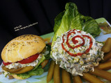 ساندویچ مرغ و قارچ