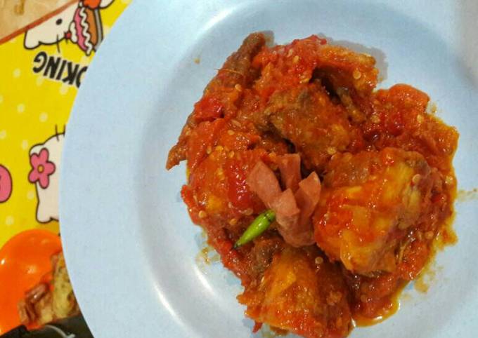 Ayam Balado Ala Anak Kost