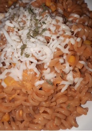 صورة لوصفة معكرونة عالسريع