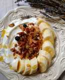 American Breakfast: Banana Granola Yogurt
