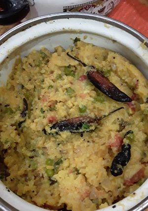 A picture of Dal khichdi.