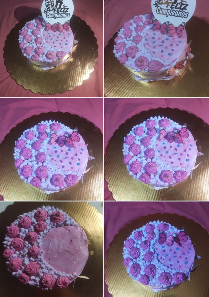 Una foto de Birthday cake con relleno de manzana
