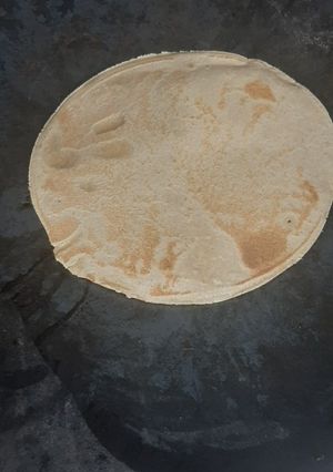 عکسی از دستور نان تورتیلا