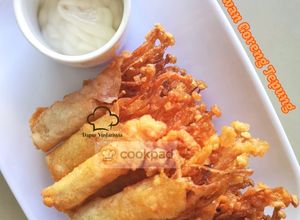 Gambar Popia Cendawan Goreng Tepung