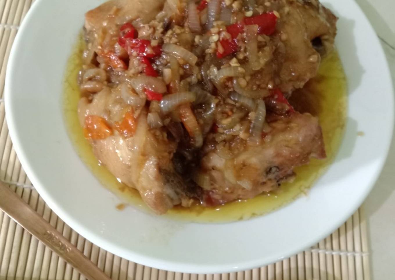 O5. Ayam Goreng saus teriyaki simple