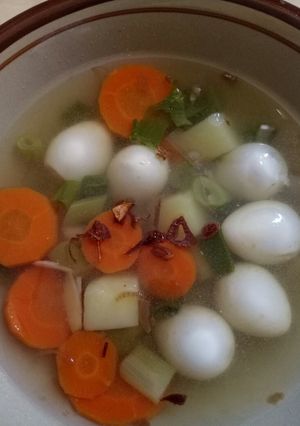 Foto resep Sop telur puyuh