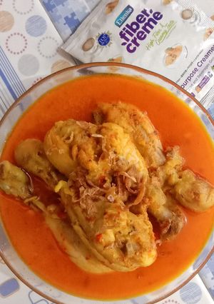 Foto resep Gulai Ayam Fiber Creme Tidak Pedas
