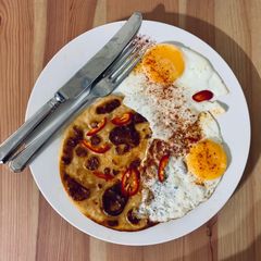 A picture of Dosa pancake.