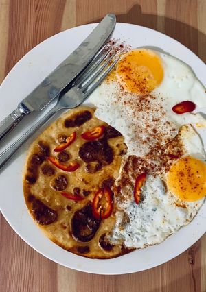 A picture of Dosa pancake.