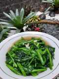 Tumis Horenso Bayam Jepang