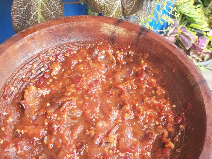 Ternyata ini loh! Bagaimana cara memasak Sambel tomat bawang terasi masak untuk Lebaran  menggugah selera