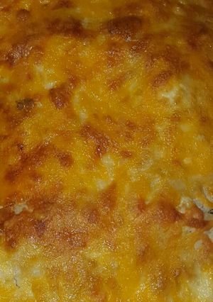 A picture of Mexican Lasagna.