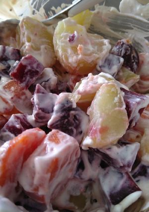 Une photo de Salade russe haïtienne