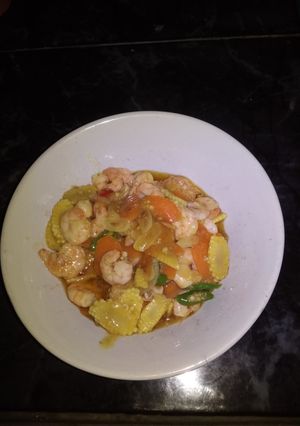 Foto resep Tumis capcay udang