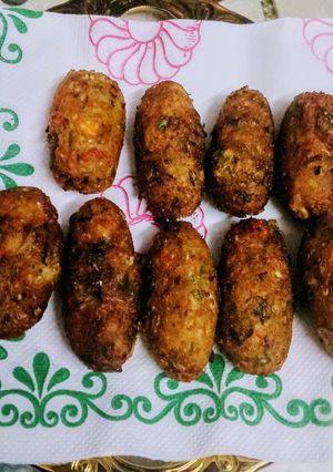 A picture of Mix veg cutlets.
