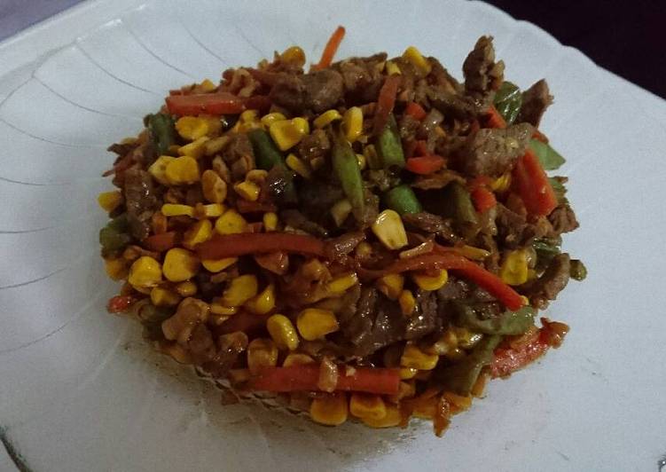 Daging tumis tapi rasa steak wannabe