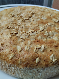 Una foto de Pan de avena en licuadora🥐🥖🥛