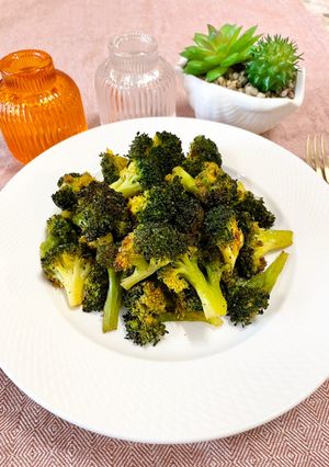 A picture of Air fryer Broccoli.