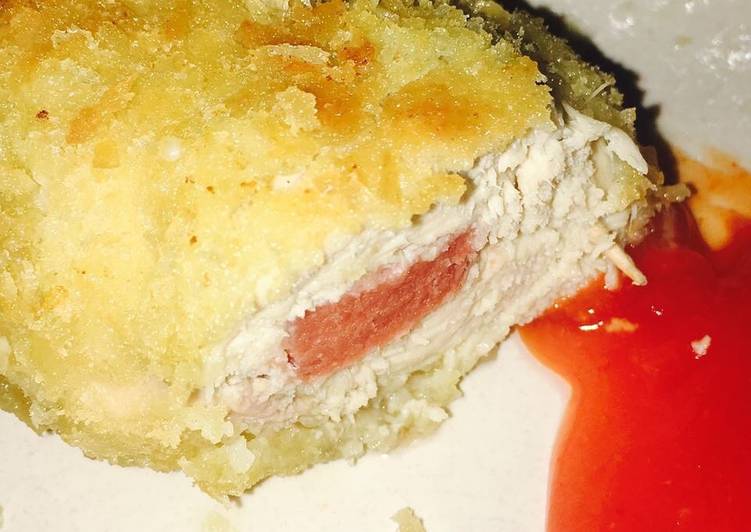 Bagaimana Membuat 18.Chicken cordon bleu yang Enak