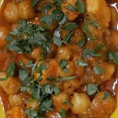 A picture of Chole Paneer.