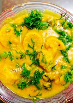 गट्टे की सब्जी (Gatte ki sabzi recipe in Hindi) रेसिपी मुख्य फोटो