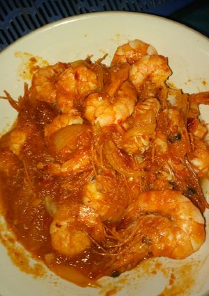 Foto resep Udang pedas manis