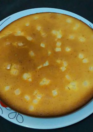 Foto resep Vanila sponge cake tabur keju