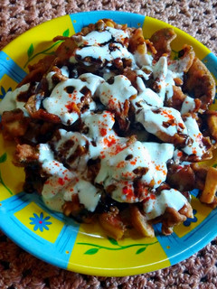 A picture of Singhade Ke Pakode.