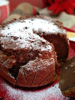 Una foto de Bizcocho de petit-suisse de chocolate