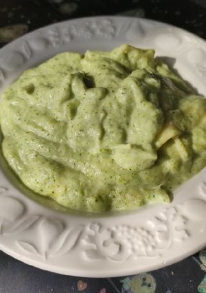 Une photo de Crème de brocoli (et pâtes)