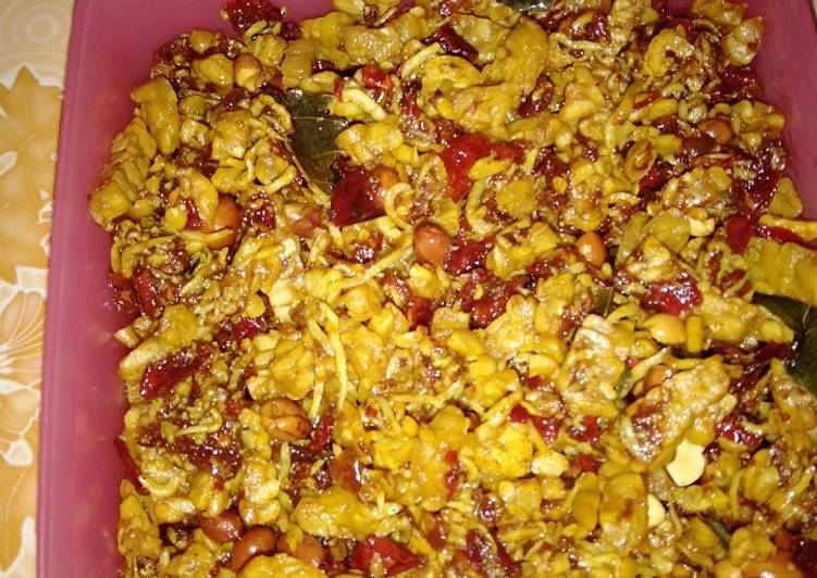 Oreg tempe teri kacang kering