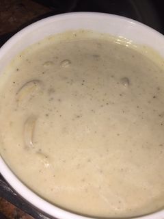 صورة لوصفة شوربة مشروم (فطر) بالكريمه
