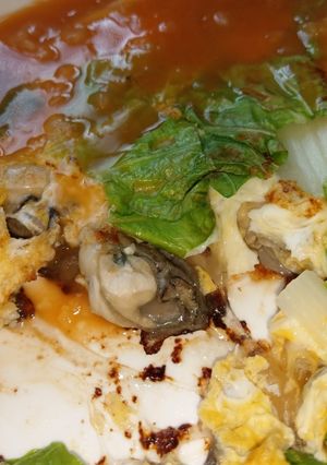 A picture of Oyster Omelet (O-a-tsian).