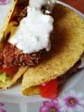Tacos z panierowanym awokado