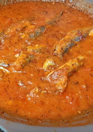Foto resep Ikan makarel dengan sop tomat (anggap saja sarden kalengan)