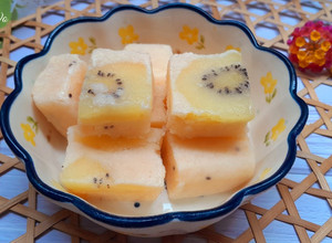 Hình của món Kem kiwi dưa lưới.