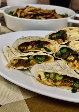 صورة لوصفة تورتيلا الدجاج 🌯