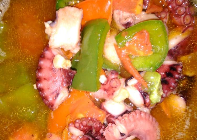 Bagaimana Menyajikan Tumis gurita 🐙 yang Bikin Ngiler