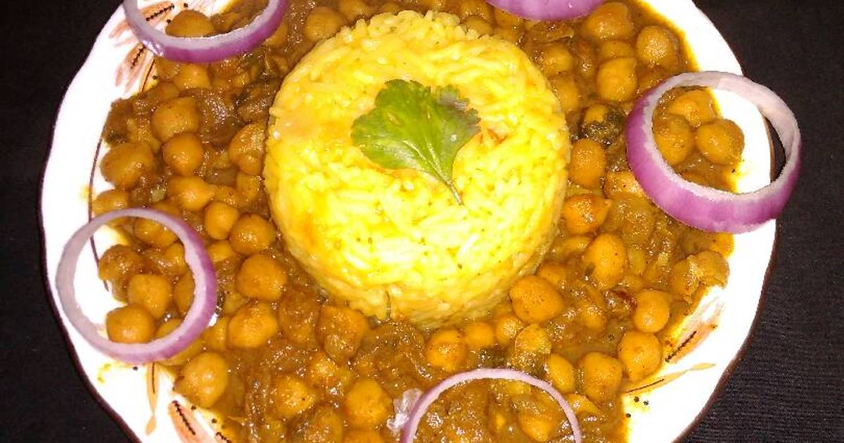 Chola with zeera rice Recipe by Nisha Srivastava - Cookpad