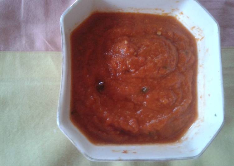 Step-by-Step Guide to Make Any-night-of-the-week Tikha tomato chutney