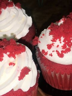 Φωτογραφία της συνταγής Red velvet cupcakes