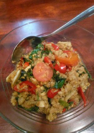 Foto resep Tumis oncom pedas pelangi
