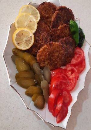 عکسی از دستور کوکوی کدو و بادمجان