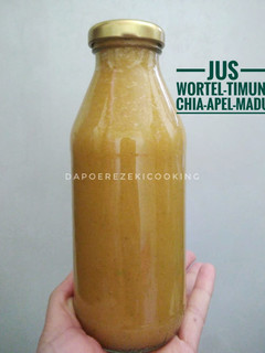Foto resep Jus Wortel-Chia Seed-Timun-Apel-Madu