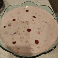 Cream and Yogurt with Berries A picture of Cream and Yogurt with Berries.