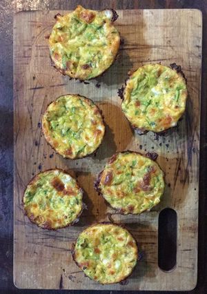 Una foto de Pastelitos de zapallito con mozzarella 🧀