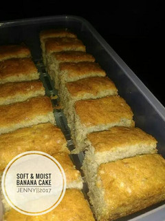 Foto resep Soft & Moist Banana Cake